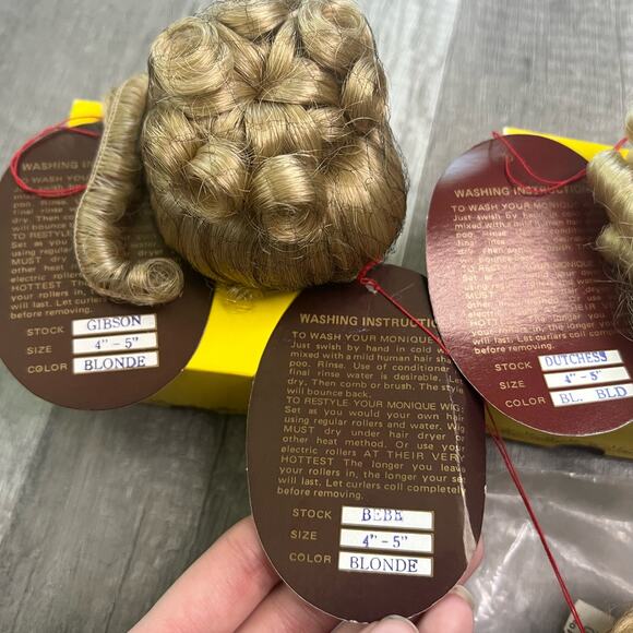 Monique Vint Lot of 3 Blond Doll Wings Size 4”-5” Dutches Bebe Gibson - Picture 2 of 8